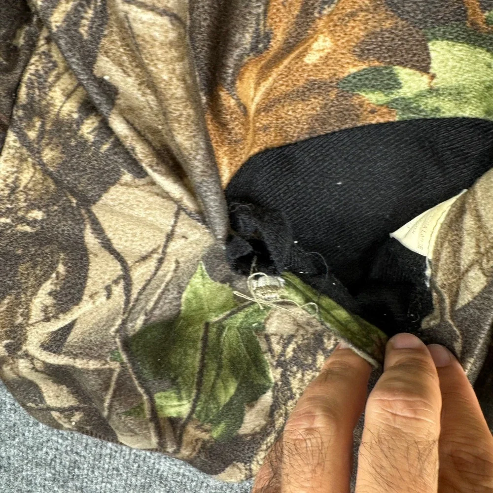 Remington Jacket Mens XL Camo Full Zip Hunting Outdoor Ribbed Hem Fair 24113